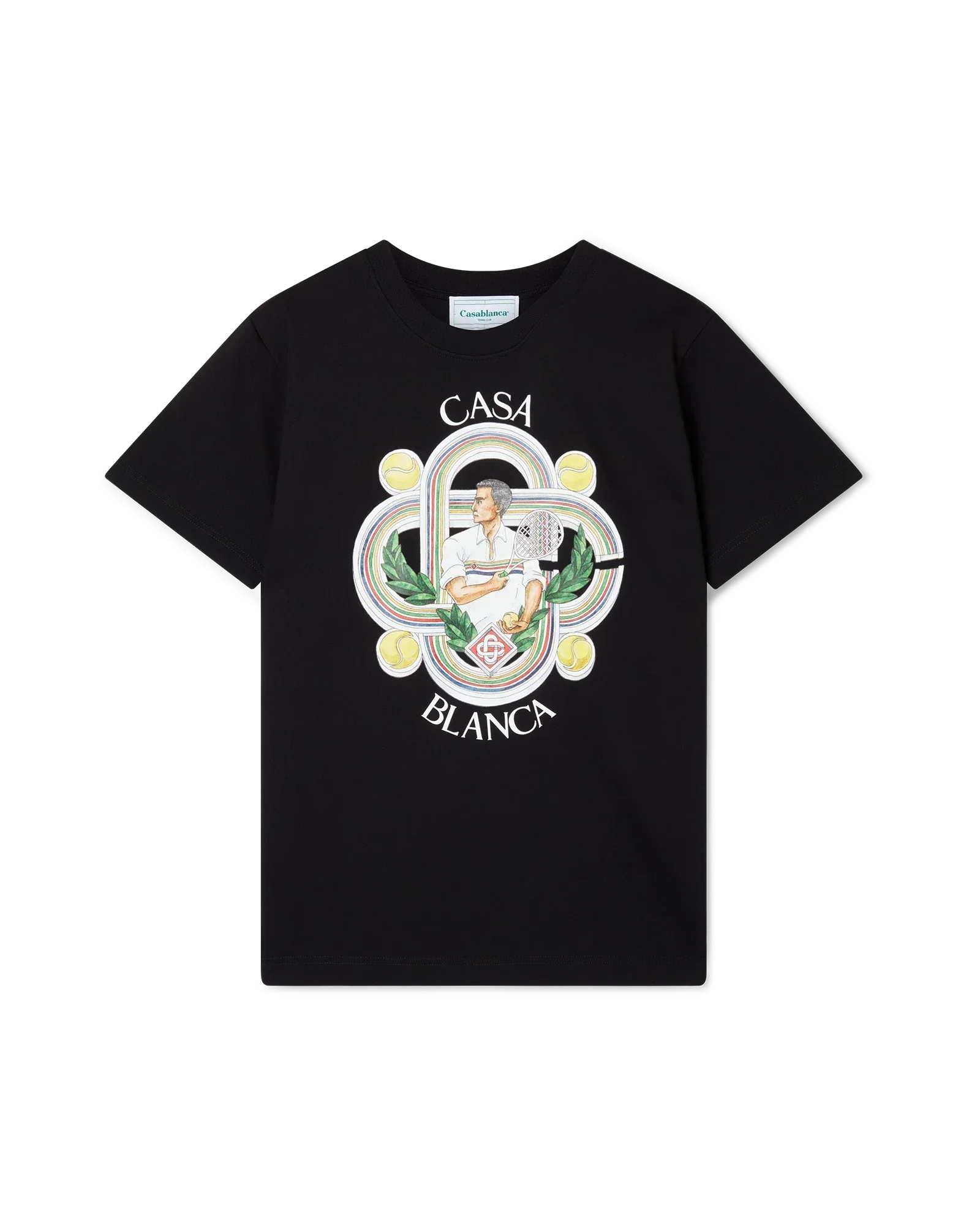 Le Joueur Short Sleeve T-Shirt | Casablanca Paris | Image 1