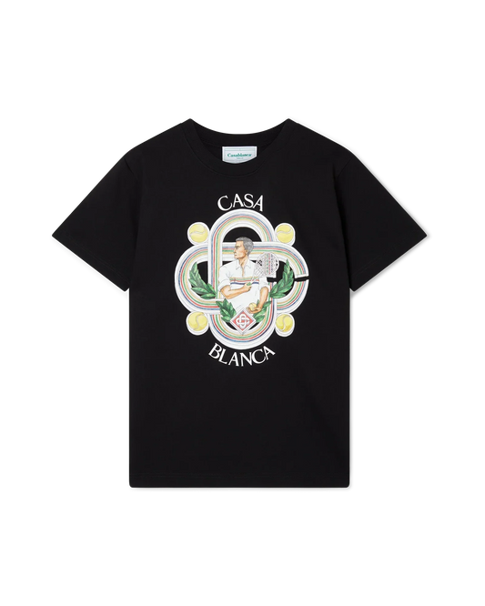 Le Joueur Short Sleeve T-Shirt | Casablanca Paris | Image 1
