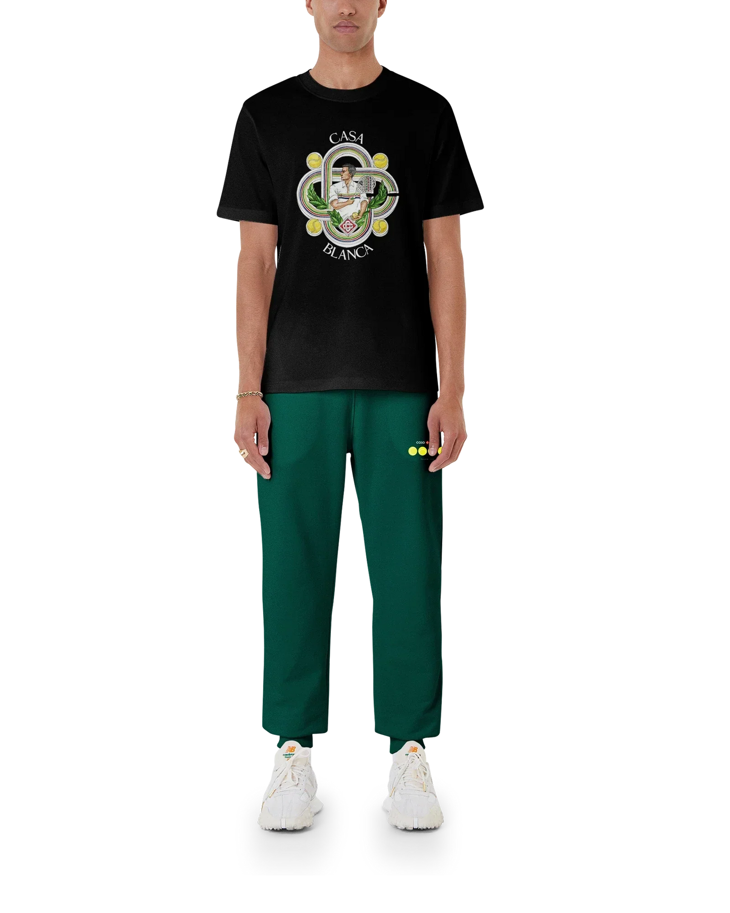 Le Joueur Short Sleeve T-Shirt | Casablanca Paris | Image 2
