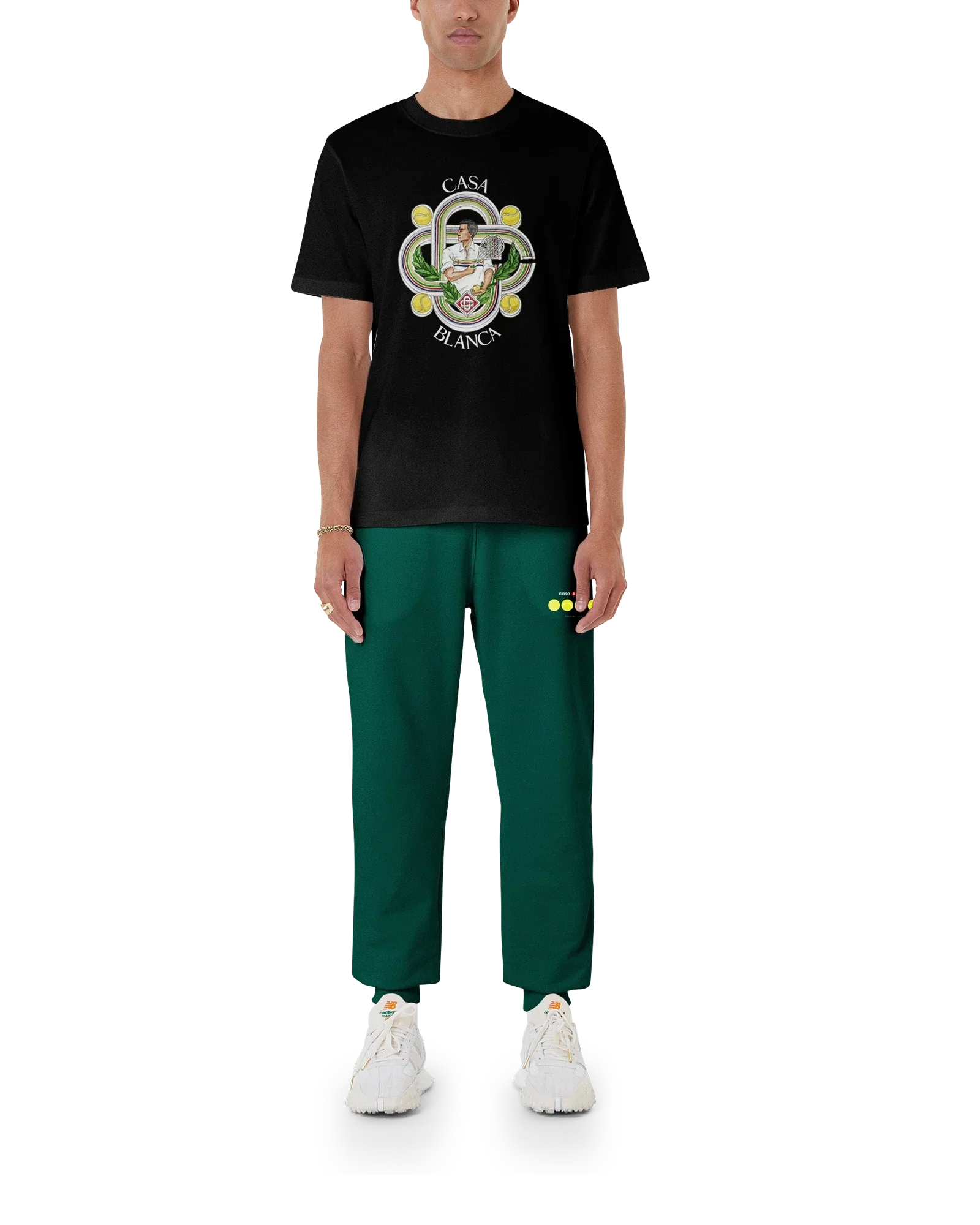 Le Joueur Short Sleeve T-Shirt | Casablanca Paris | Image 2