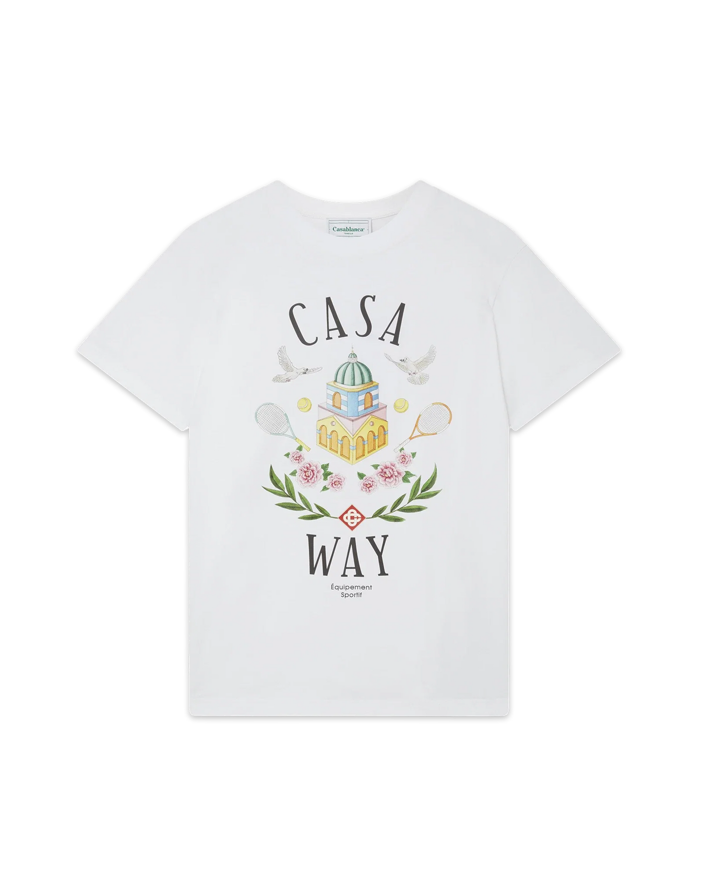 Casa Way Short Sleeve T-Shirt | Casablanca Paris | Image 1