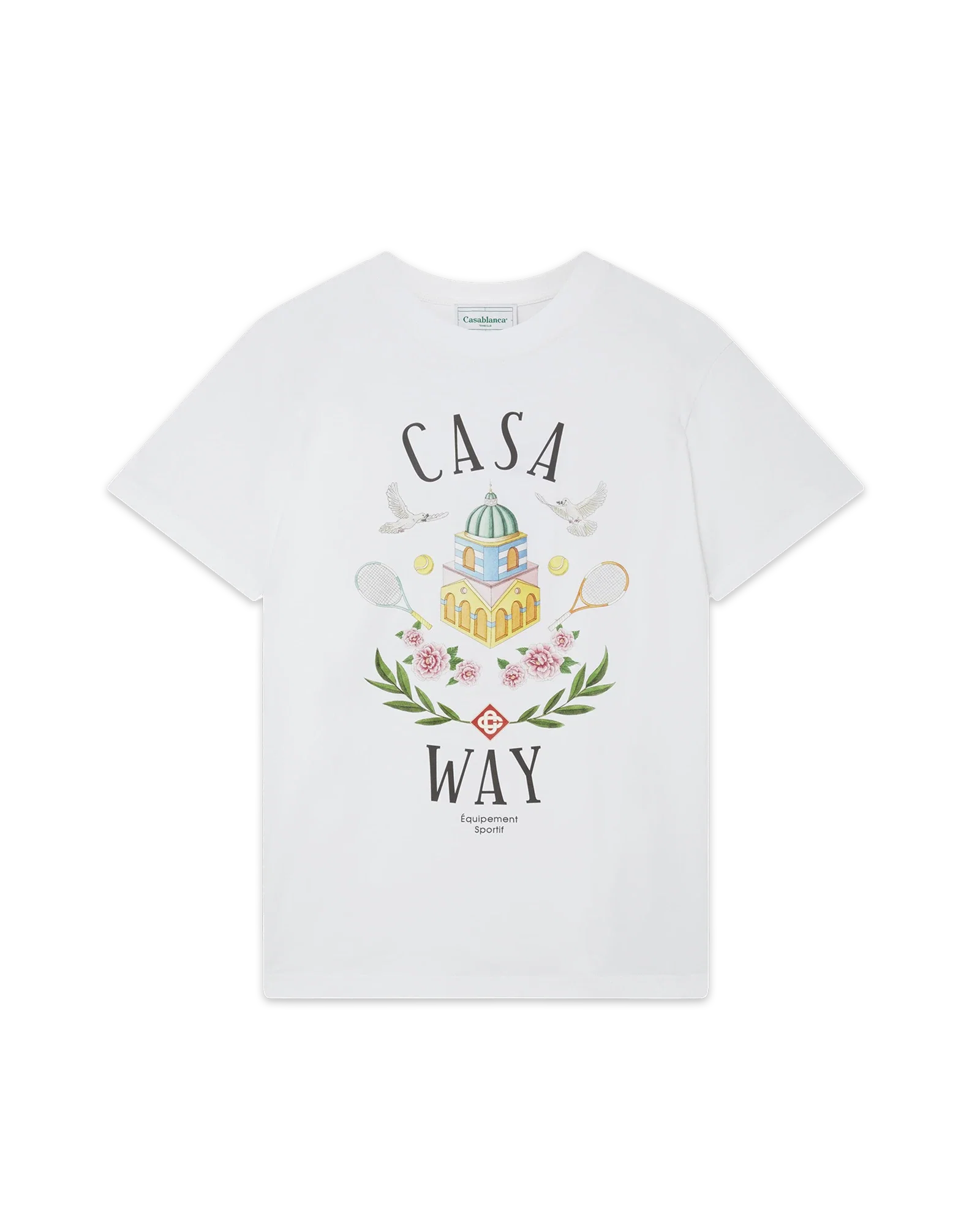 Casa Way Short Sleeve T-Shirt | Casablanca Paris | Image 1