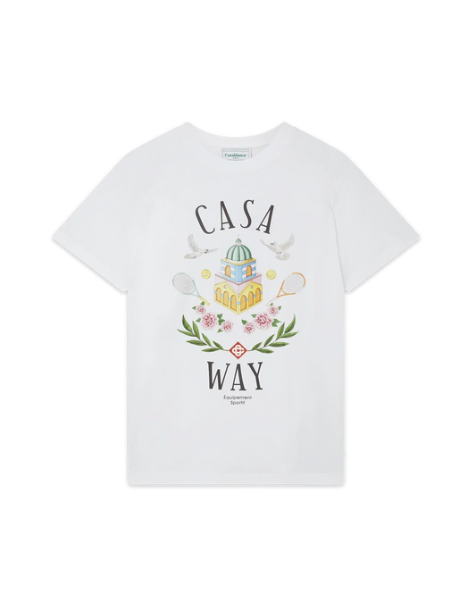 Casa Way Short Sleeve T-Shirt | Casablanca Paris | Image 1
