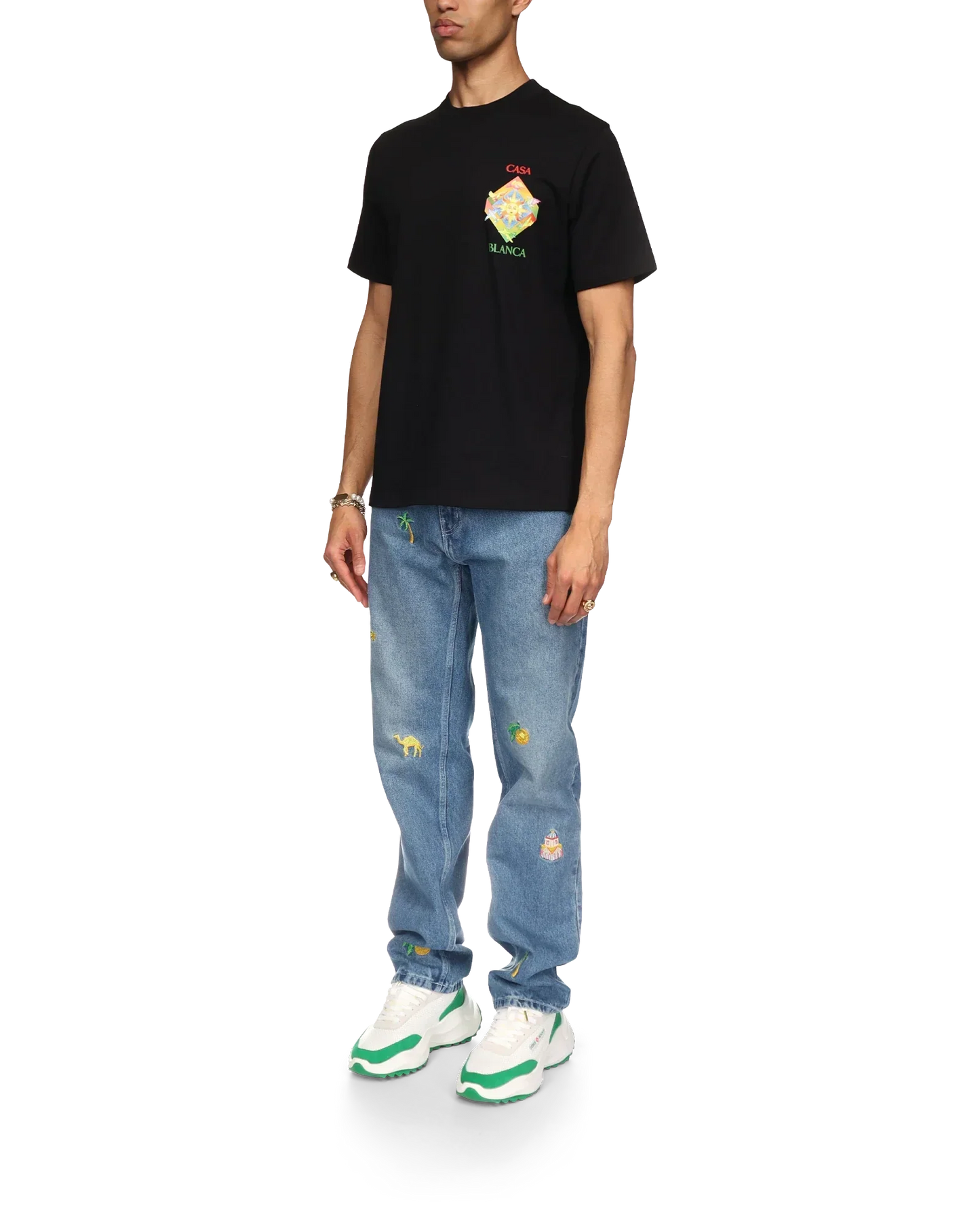 Les Elements Short Sleeve T-Shirt | Casablanca Paris | Image 4