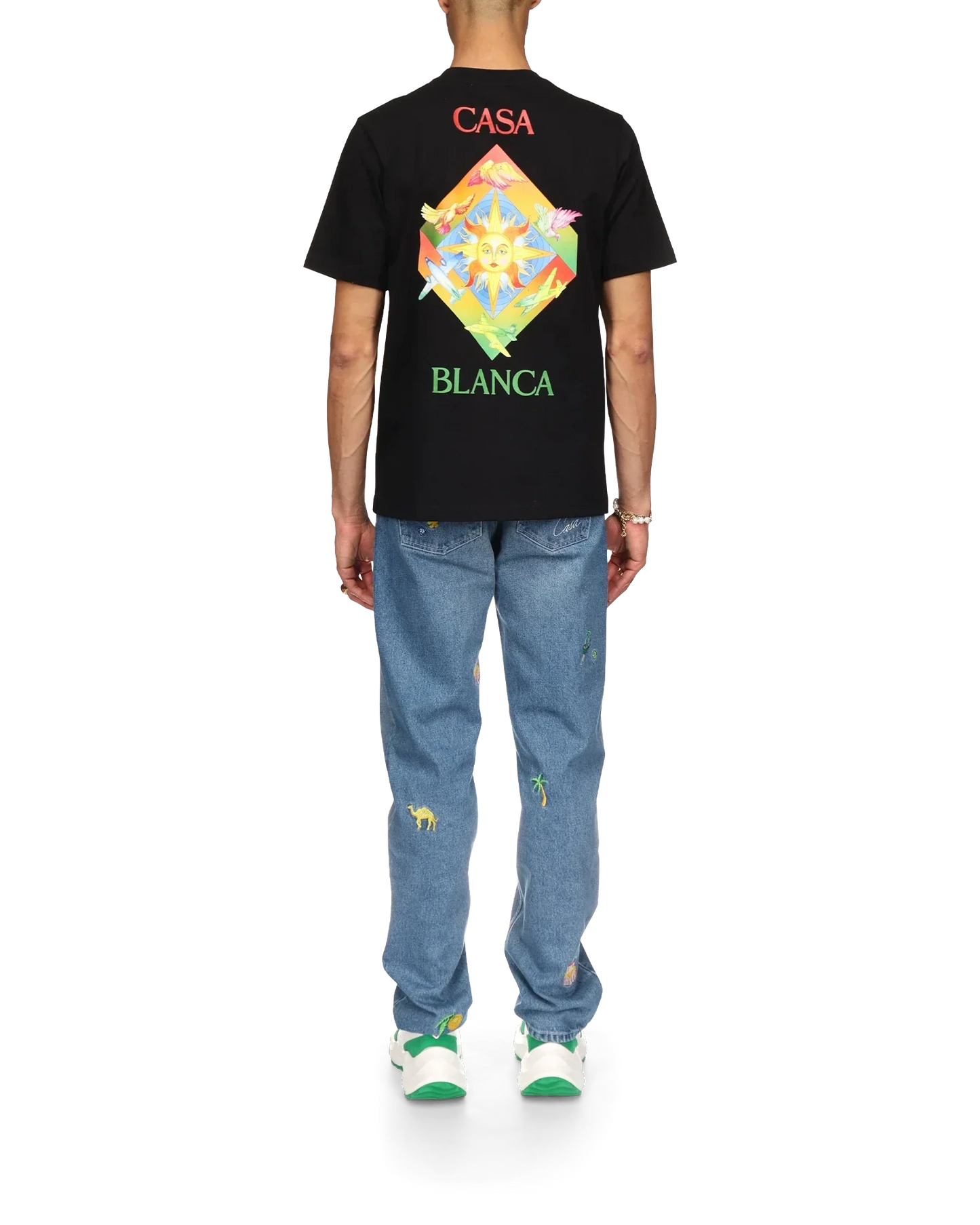 Les Elements Short Sleeve T-Shirt | Casablanca Paris | Image 3