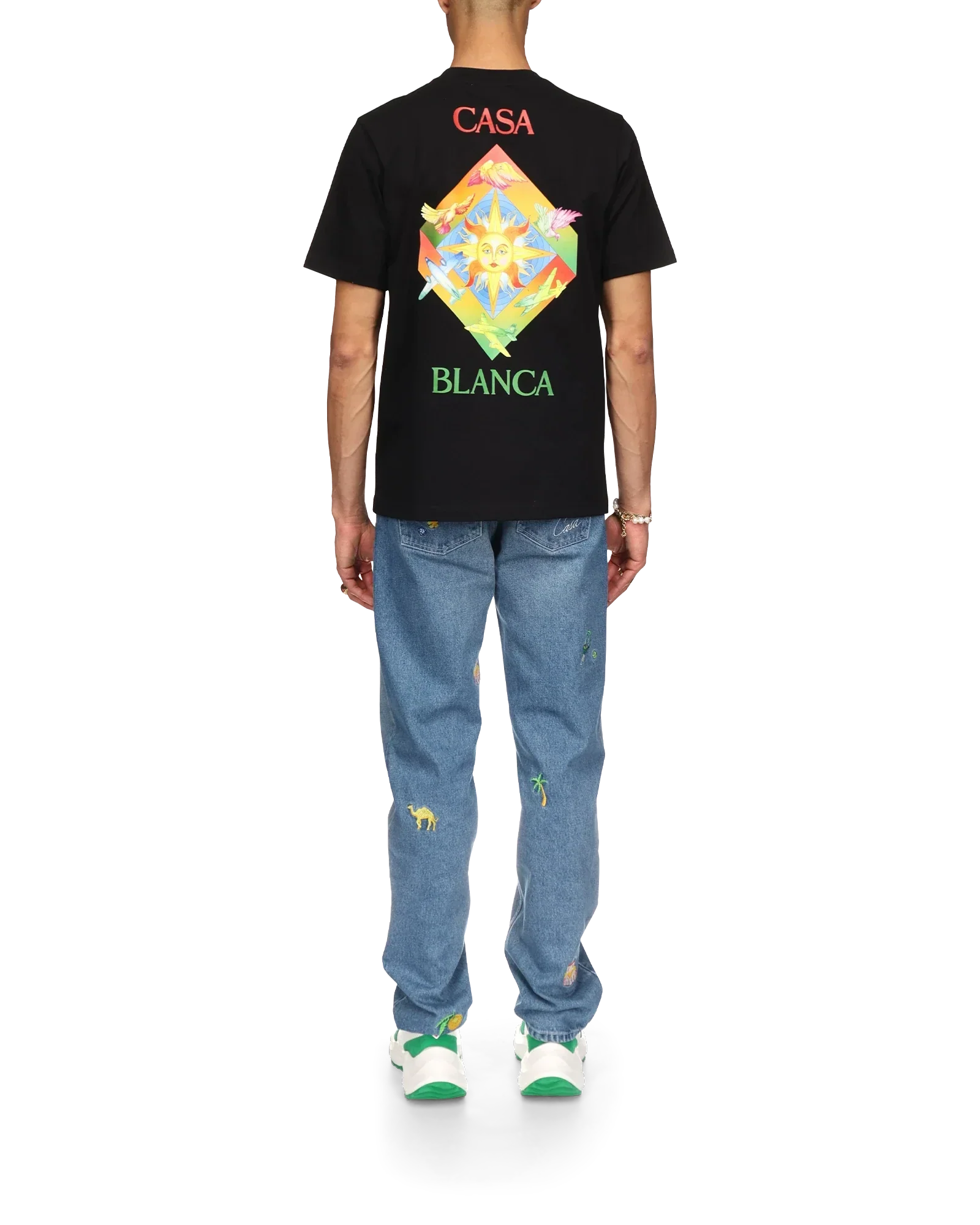 Les Elements Short Sleeve T-Shirt | Casablanca Paris | Image 3