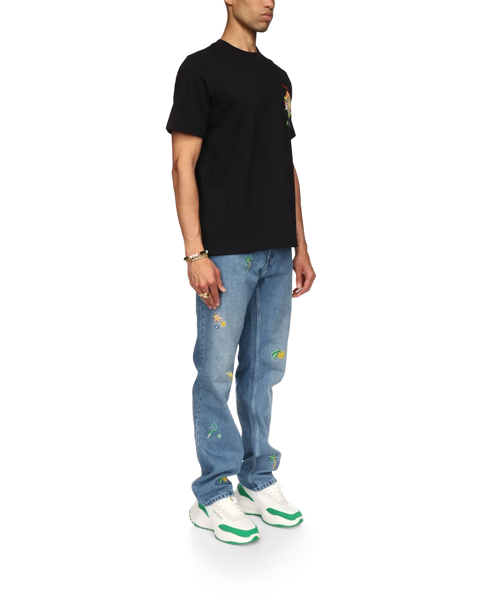 Les Elements Short Sleeve T-Shirt | Casablanca Paris | Image 5