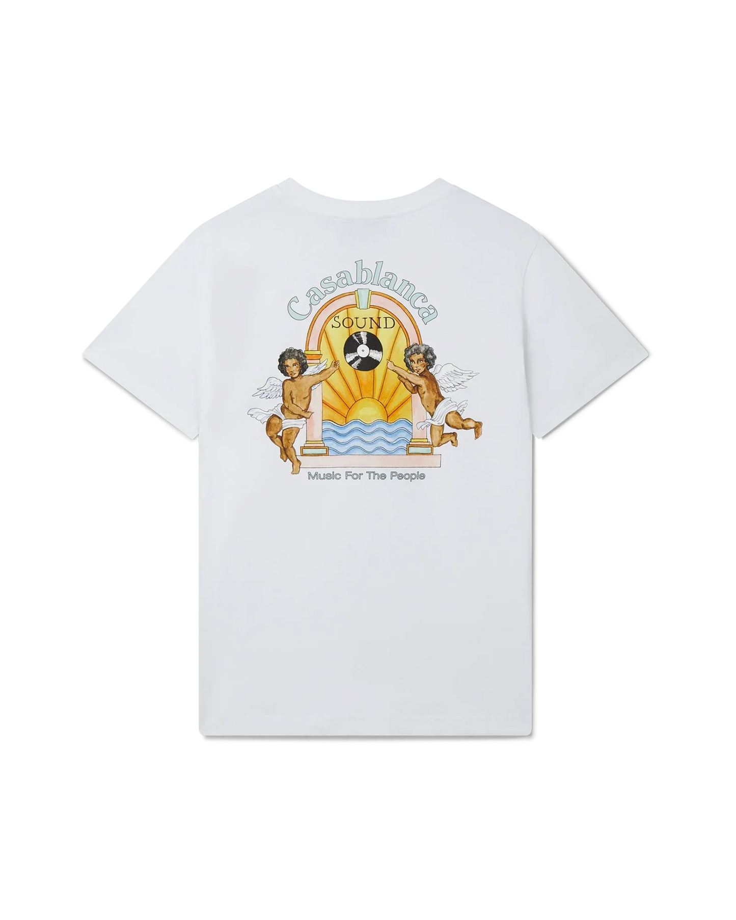 Studio De Musique Short Sleeve T-Shirt | Casablanca Paris | Image 1