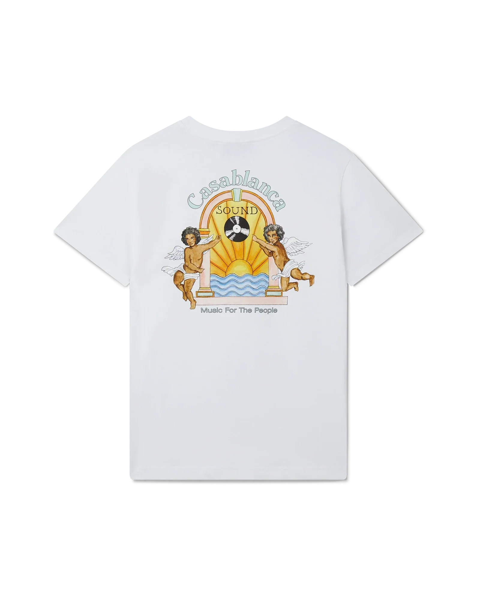 Studio De Musique Short Sleeve T-Shirt | Casablanca Paris | Image 1