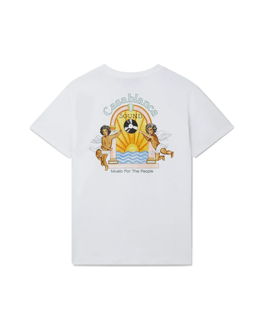 Studio De Musique Short Sleeve T-Shirt | Casablanca Paris | Image 1
