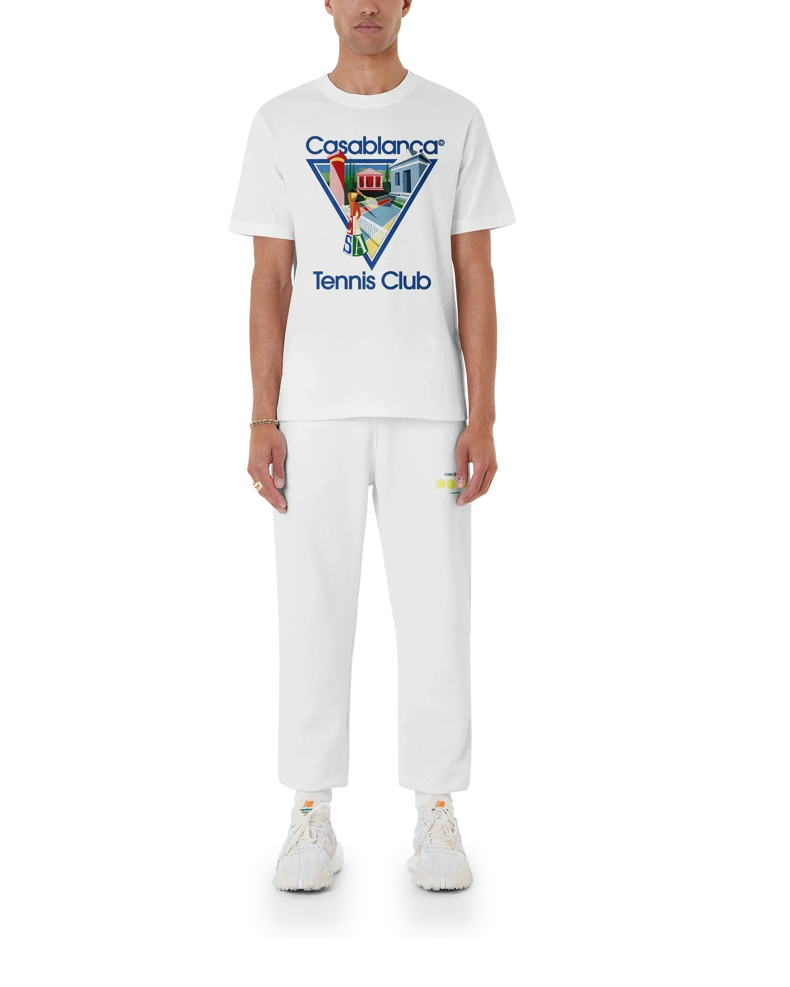 La Joueuse Short Sleeve T-Shirt | Casablanca Paris | Image 2