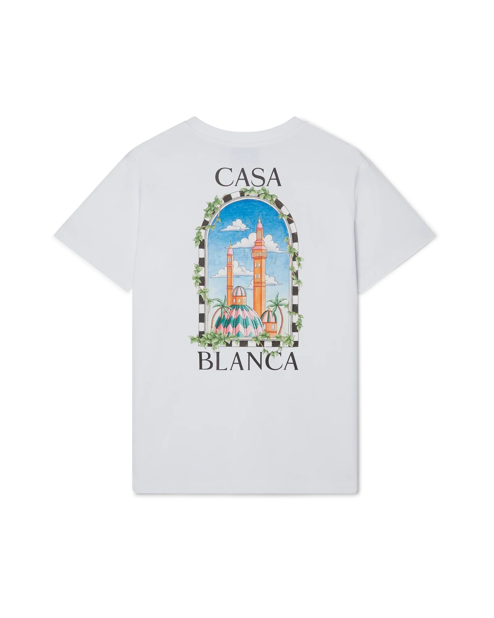 Vue De Damas Short Sleeve T-Shirt | Casablanca Paris | Image 1