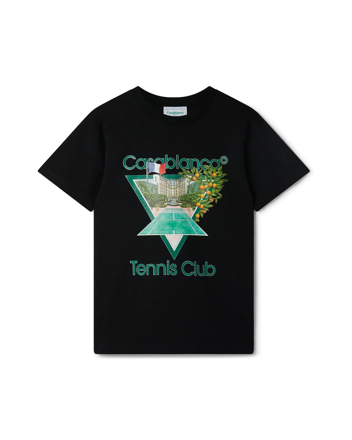 Tennis Club Icon Short Sleeve T-Shirt | Casablanca Paris | Image 1