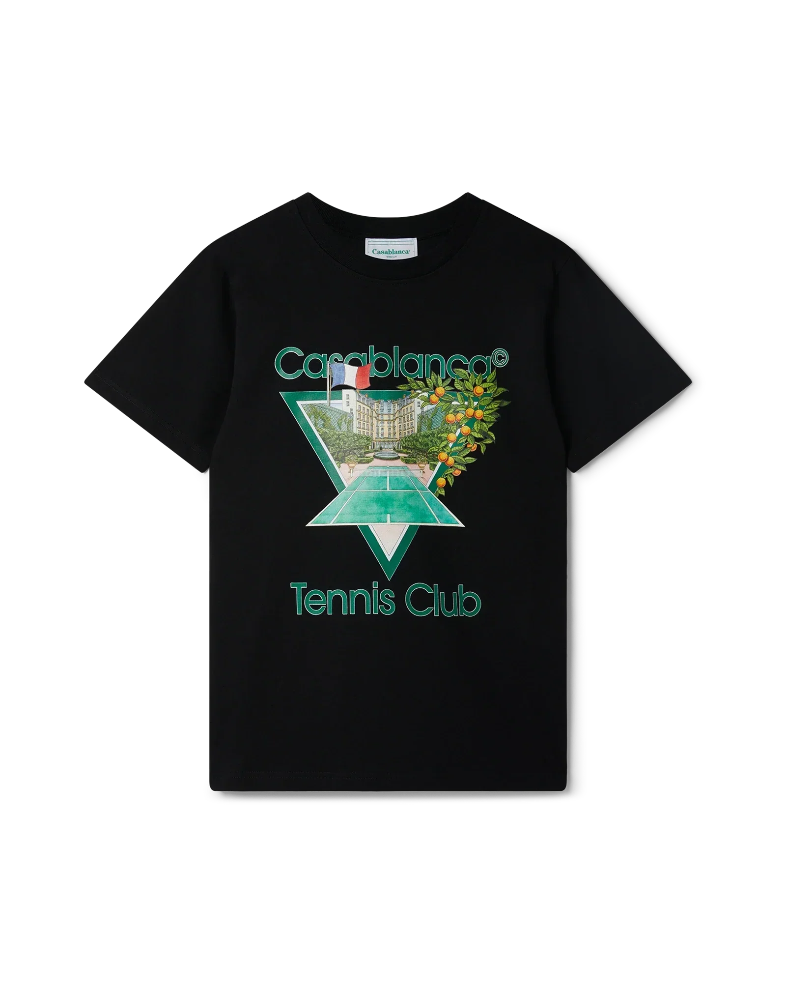 Tennis Club Icon Short Sleeve T-Shirt | Casablanca Paris | Image 1