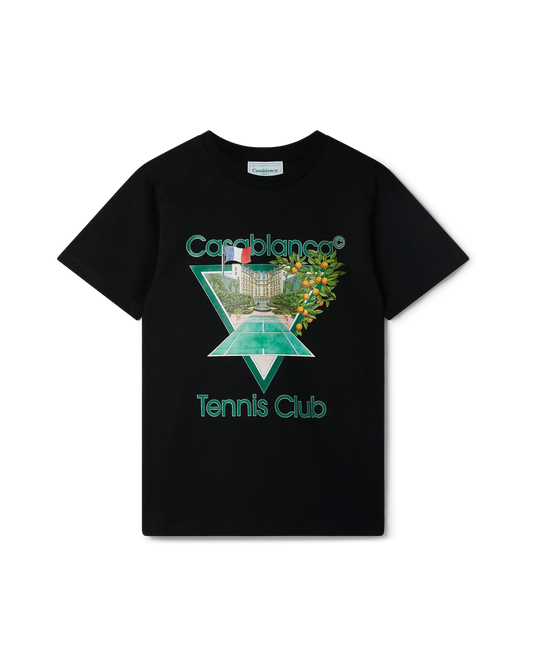Tennis Club Icon Short Sleeve T-Shirt | Casablanca Paris | Image 1