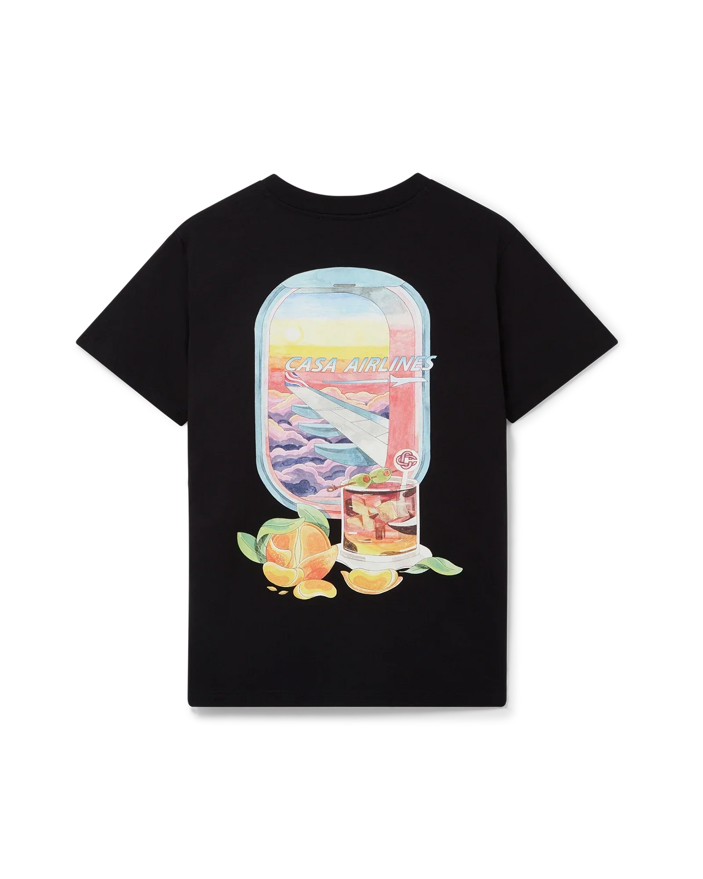 Panoramique Short Sleeve T-Shirt | Casablanca Paris | Image 1