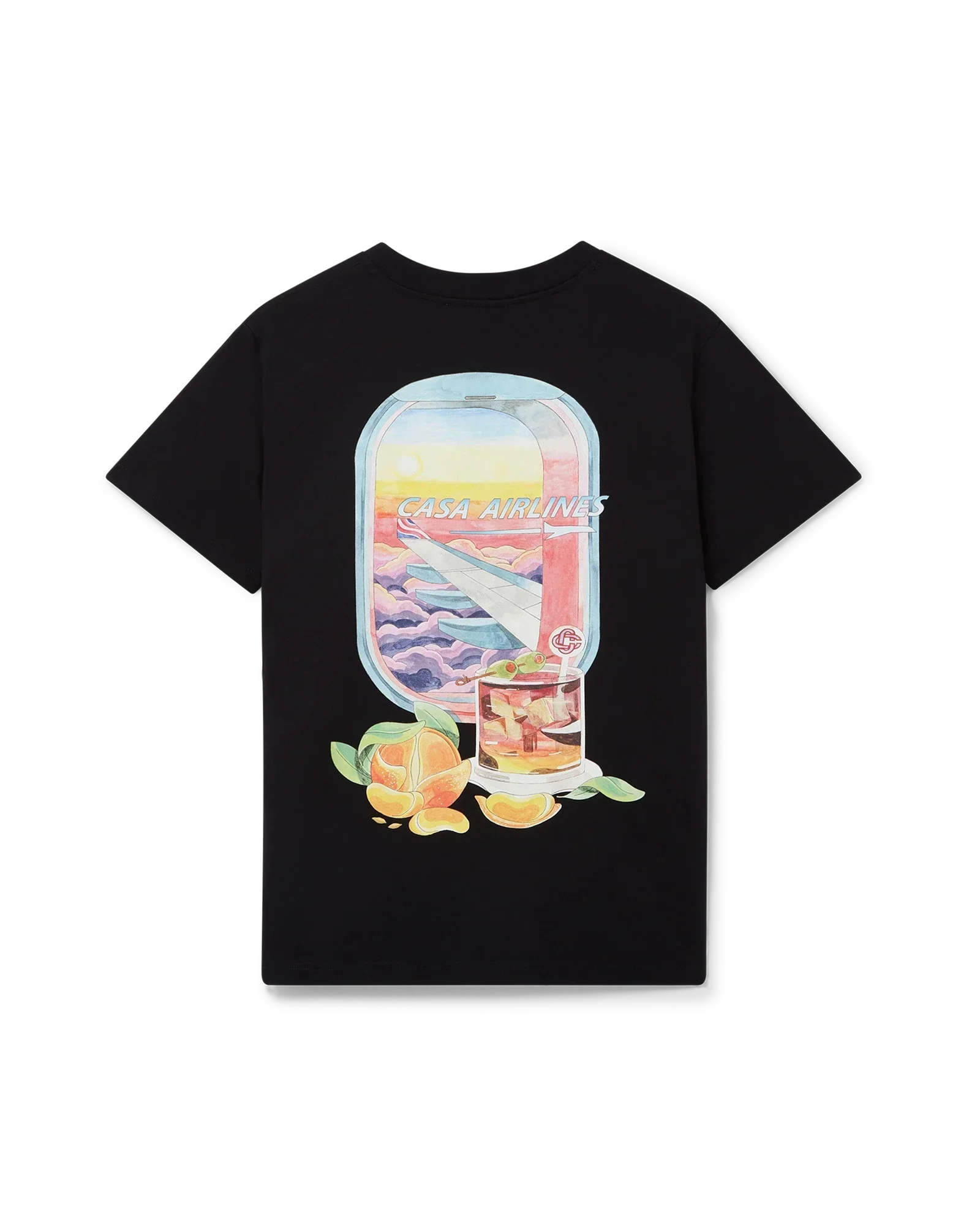 Panoramique Short Sleeve T-Shirt | Casablanca Paris | Image 1