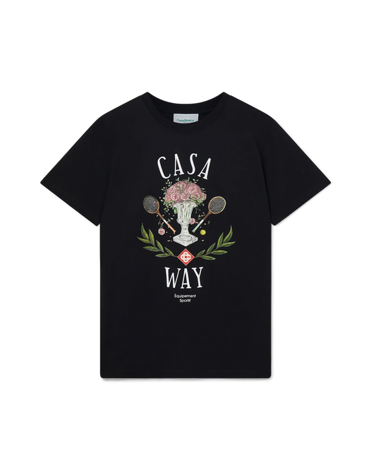 Casa Way Short Sleeve T-Shirt | Casablanca Paris | Image 1