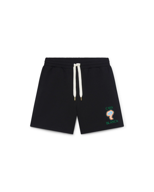 Rainbow Mushroom Sweatshorts | Casablanca Paris | Image 1