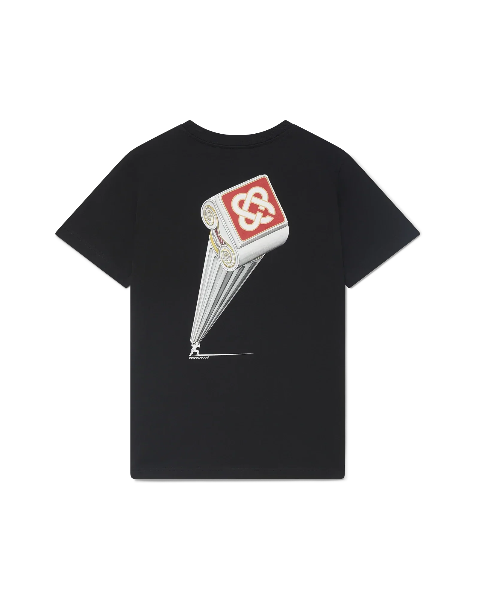 Leaning Column Short Sleeve T-Shirt | Casablanca Paris | Image 1
