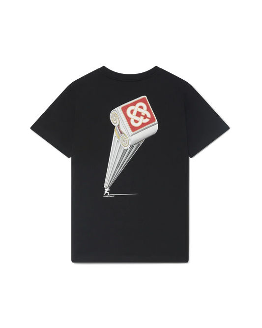 Leaning Column Short Sleeve T-Shirt | Casablanca Paris | Image 1