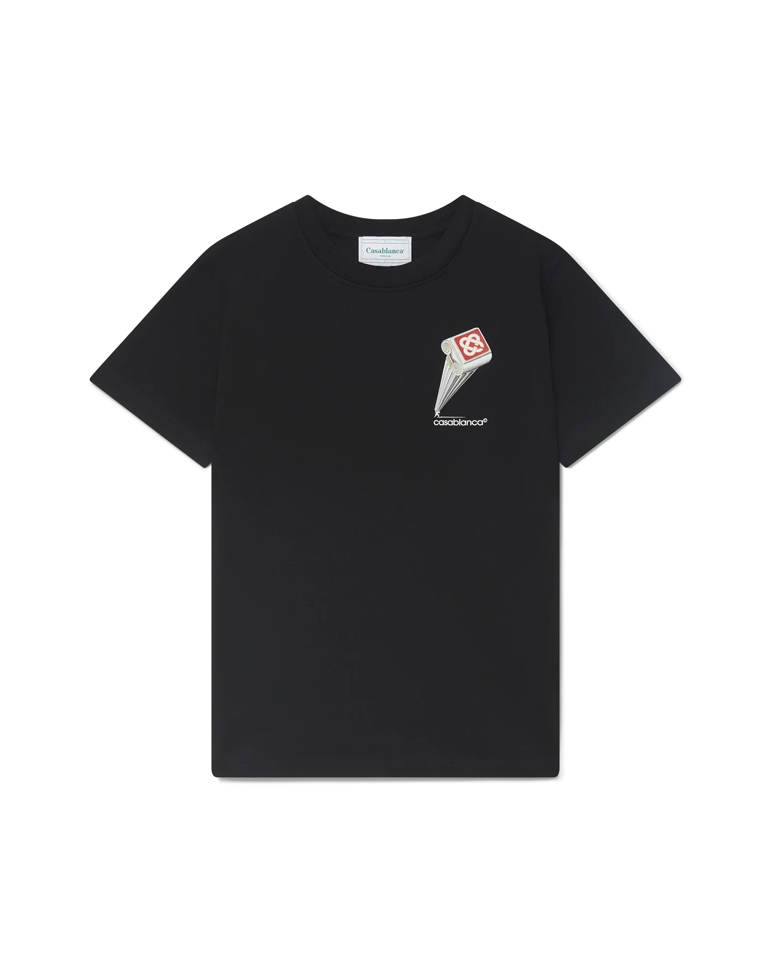 Leaning Column Short Sleeve T-Shirt | Casablanca Paris | Image 4