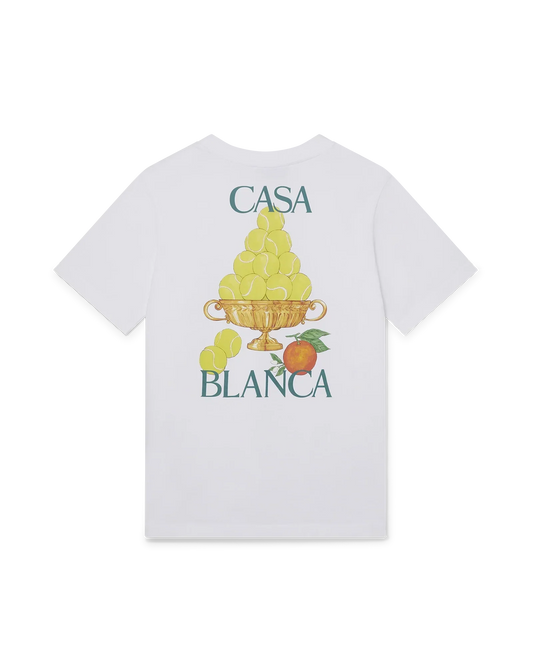 Le Triomphe De Tennis Short Sleeve T-Shirt | Casablanca Paris | Image 1