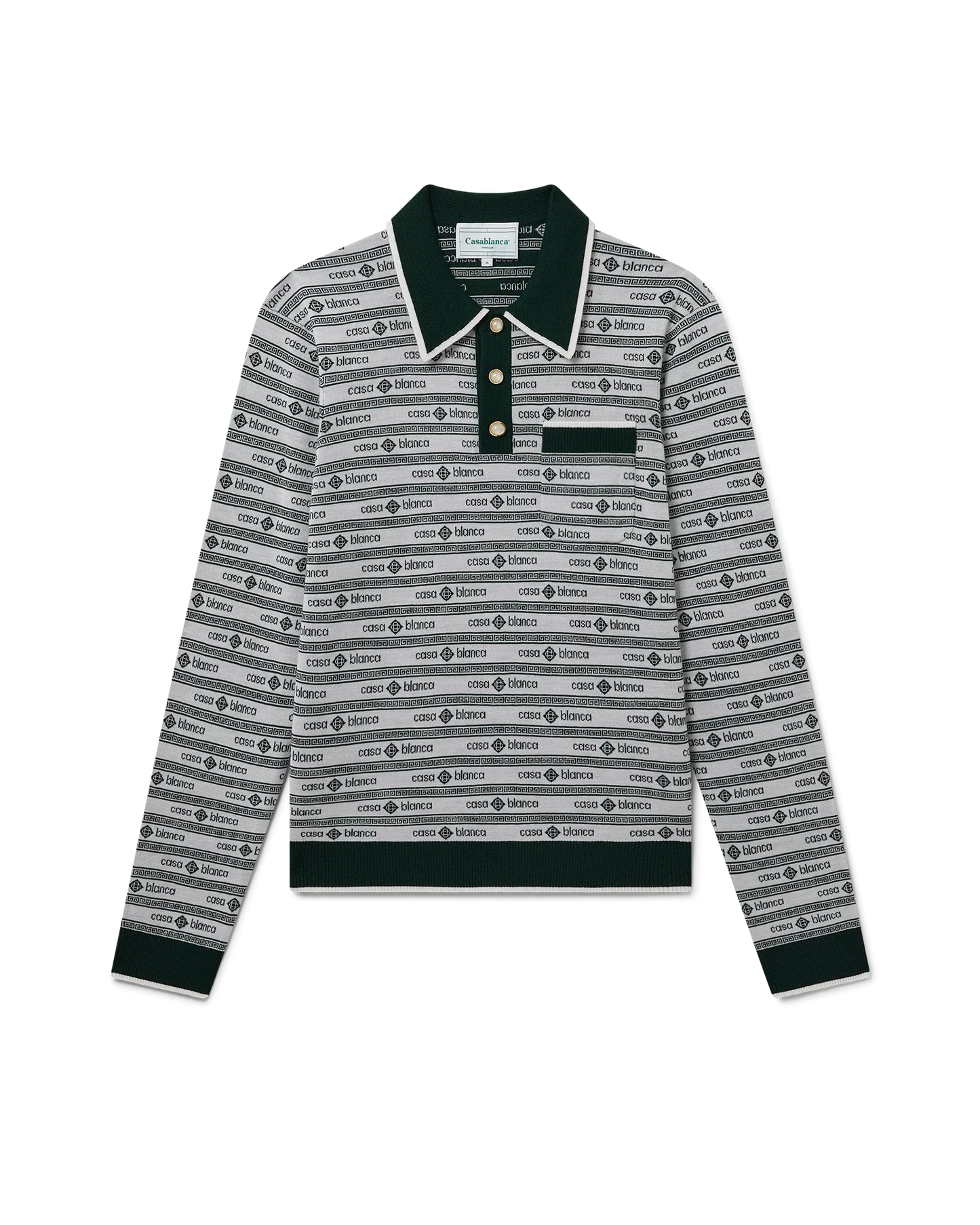 Evergreen Logo Polo Shirt | Casablanca Paris | Image 1