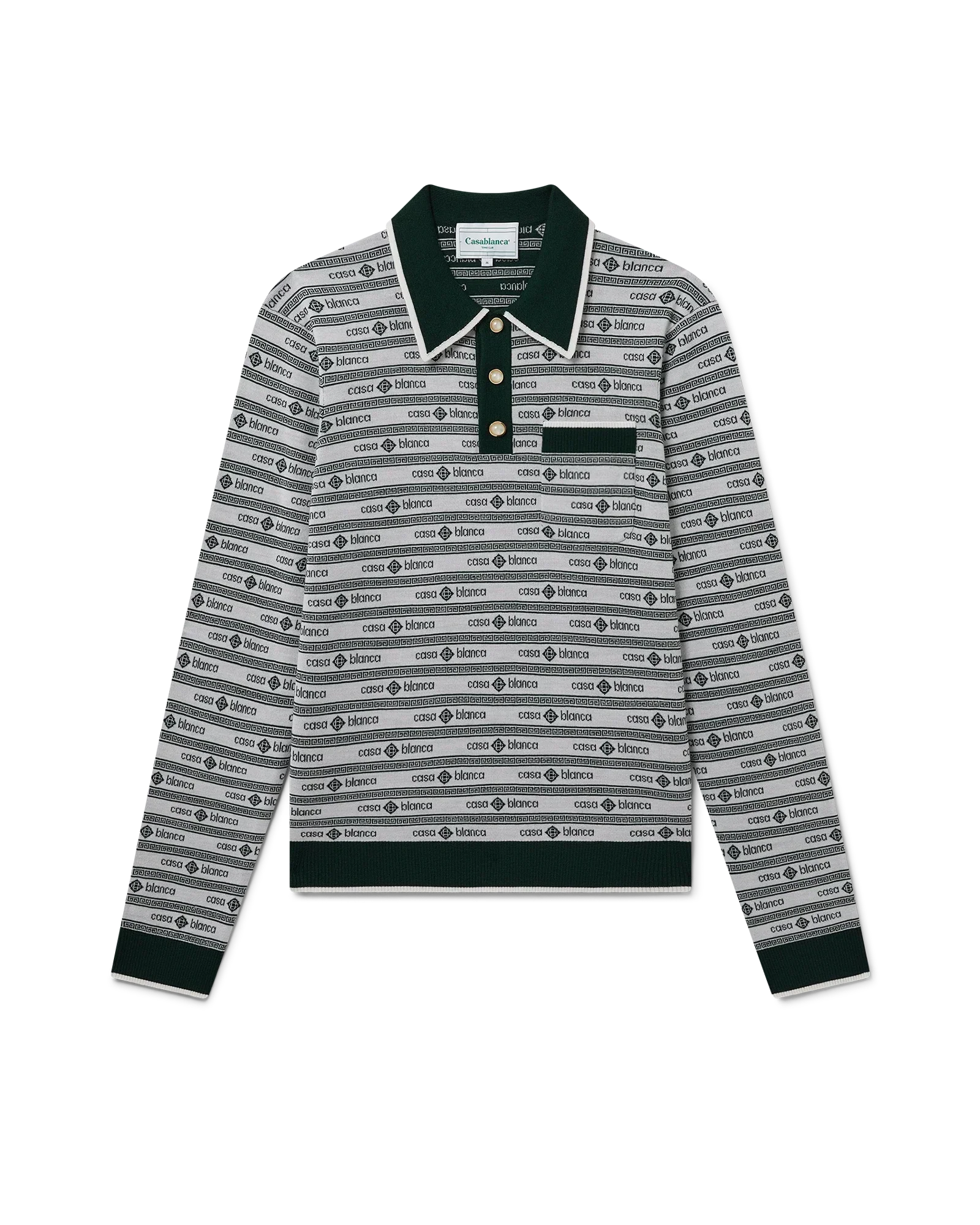 Evergreen Logo Polo Shirt | Casablanca Paris | Image 1