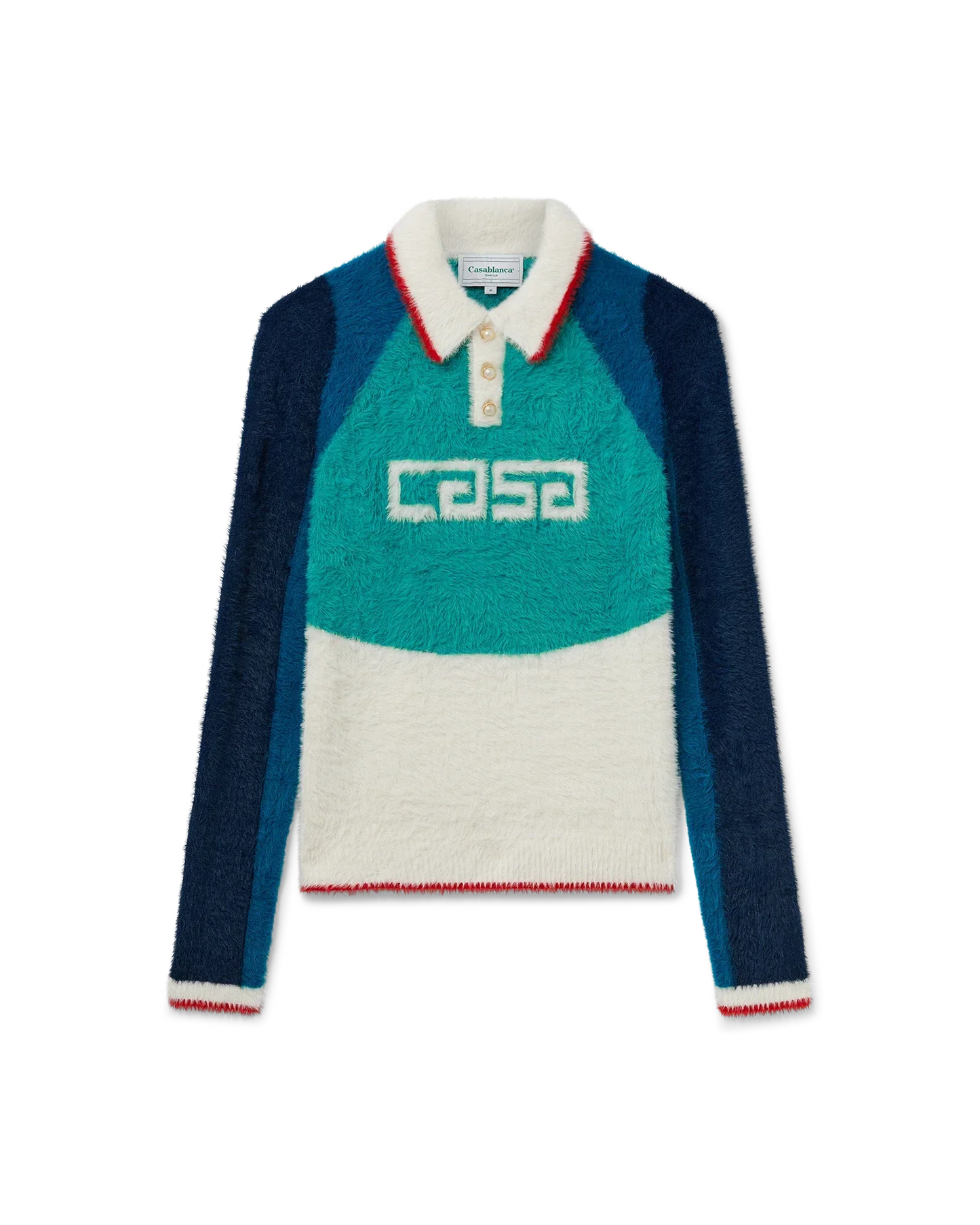 Casa Sport Fluffy Polo Shirt | Casablanca Paris | Image 1