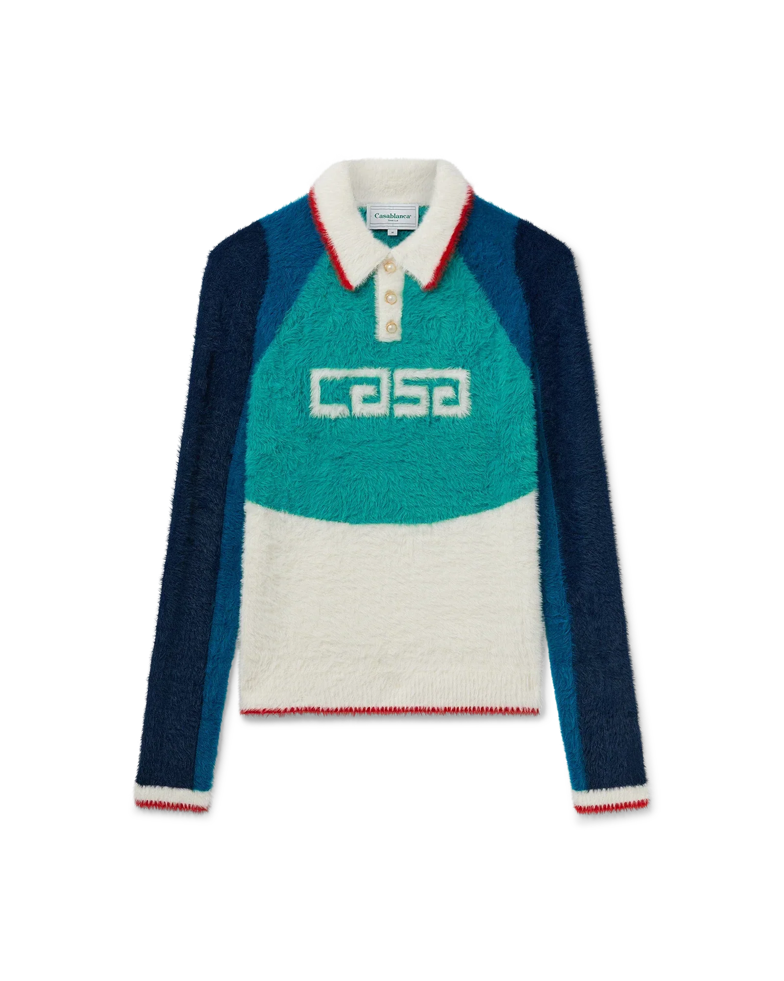 Casa Sport Fluffy Polo Shirt | Casablanca Paris | Image 1