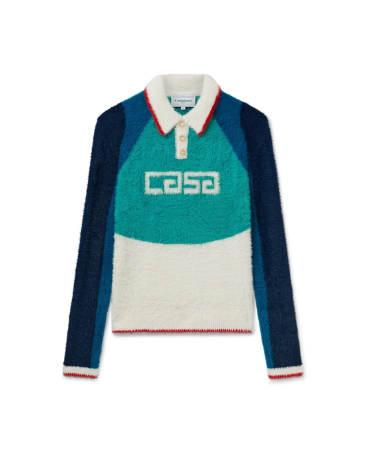 Casa Sport Fluffy Polo Shirt | Casablanca Paris | Image 1