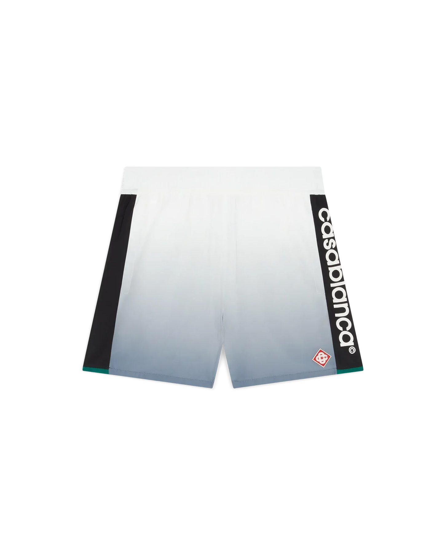 Silver Gradient Shellsuit Shorts | Casablanca Paris | Image 1