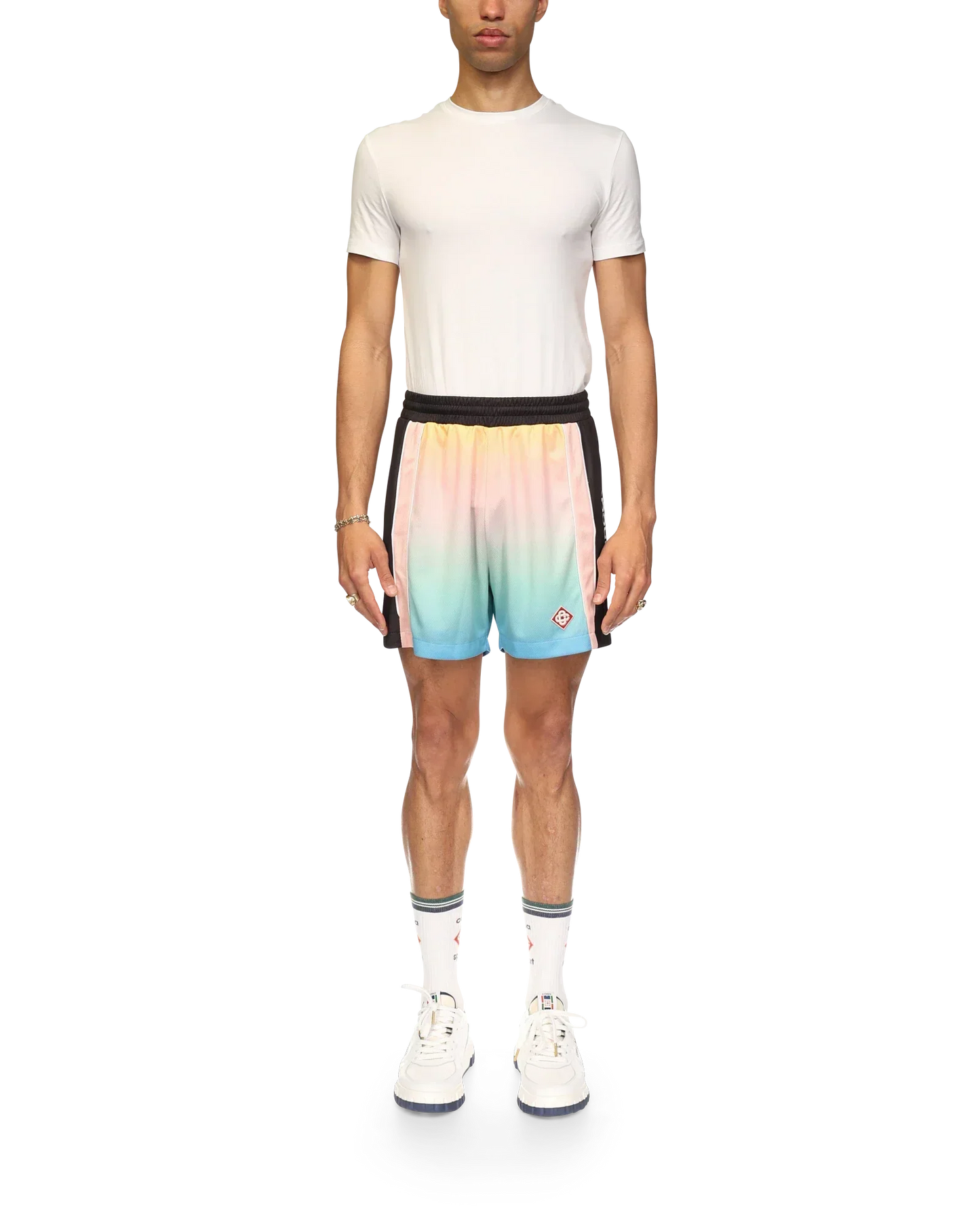 Pastel Gradient Football Shorts | Casablanca Paris | Image 2