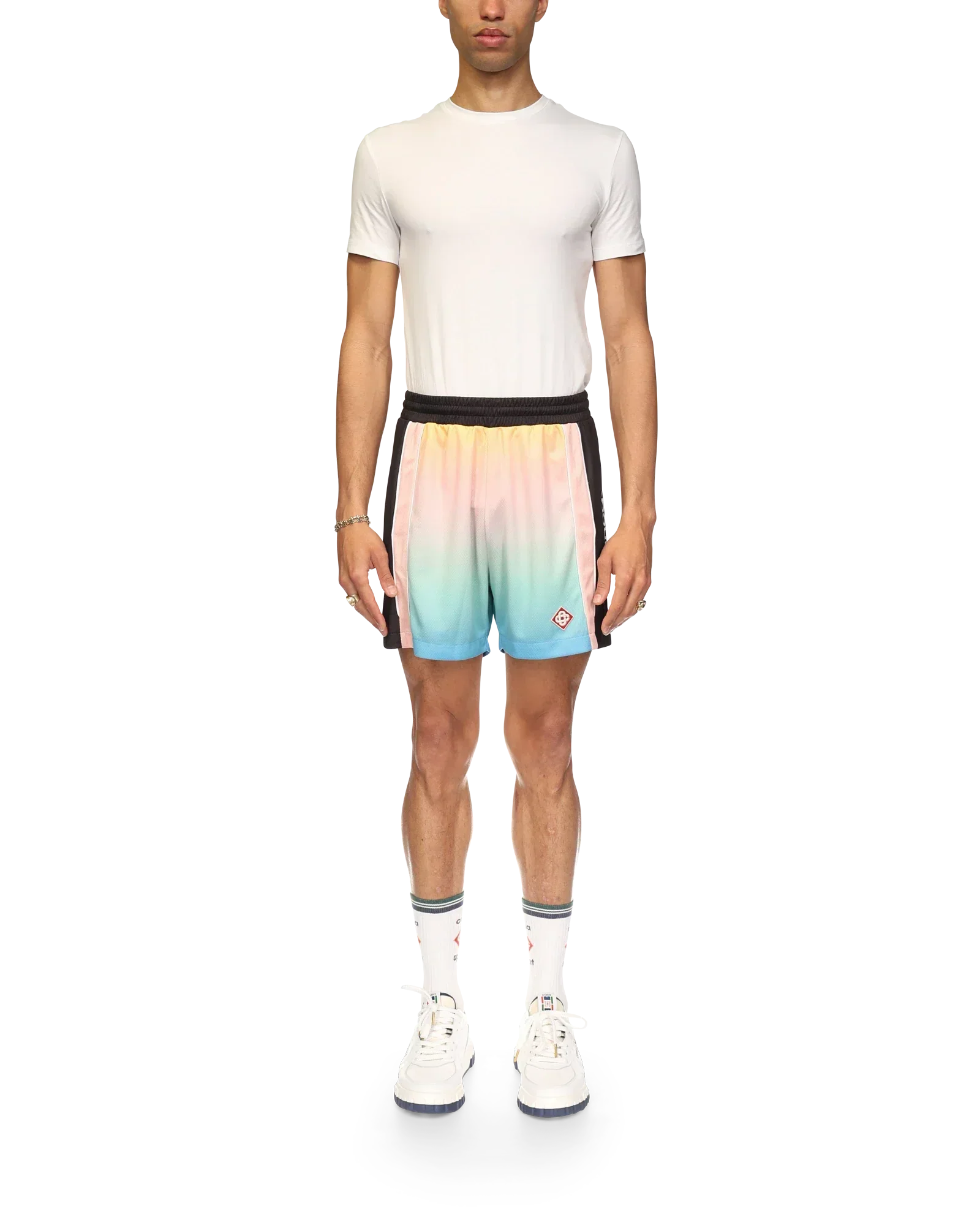 Pastel Gradient Football Shorts | Casablanca Paris | Image 2