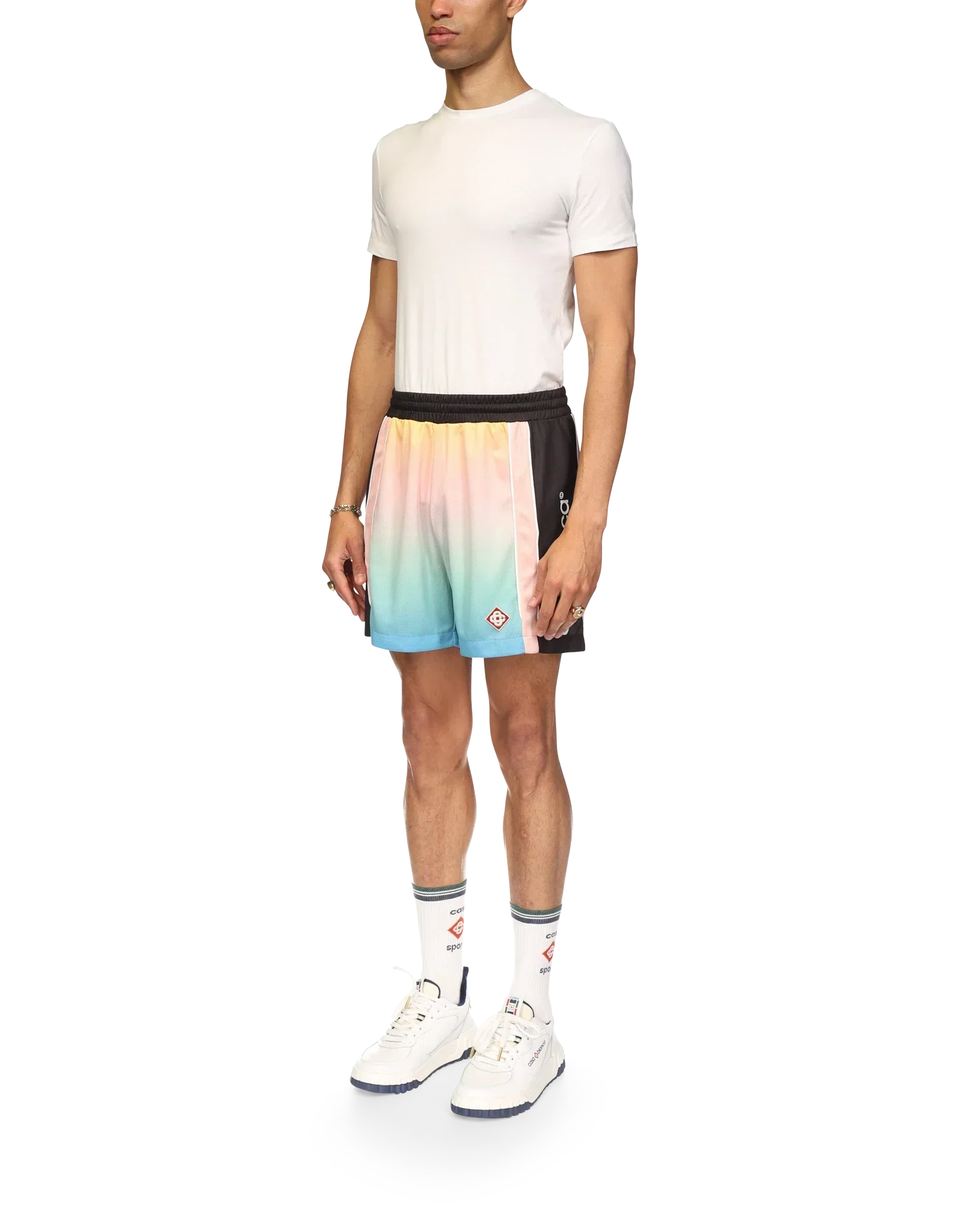 Pastel Gradient Football Shorts | Casablanca Paris | Image 3