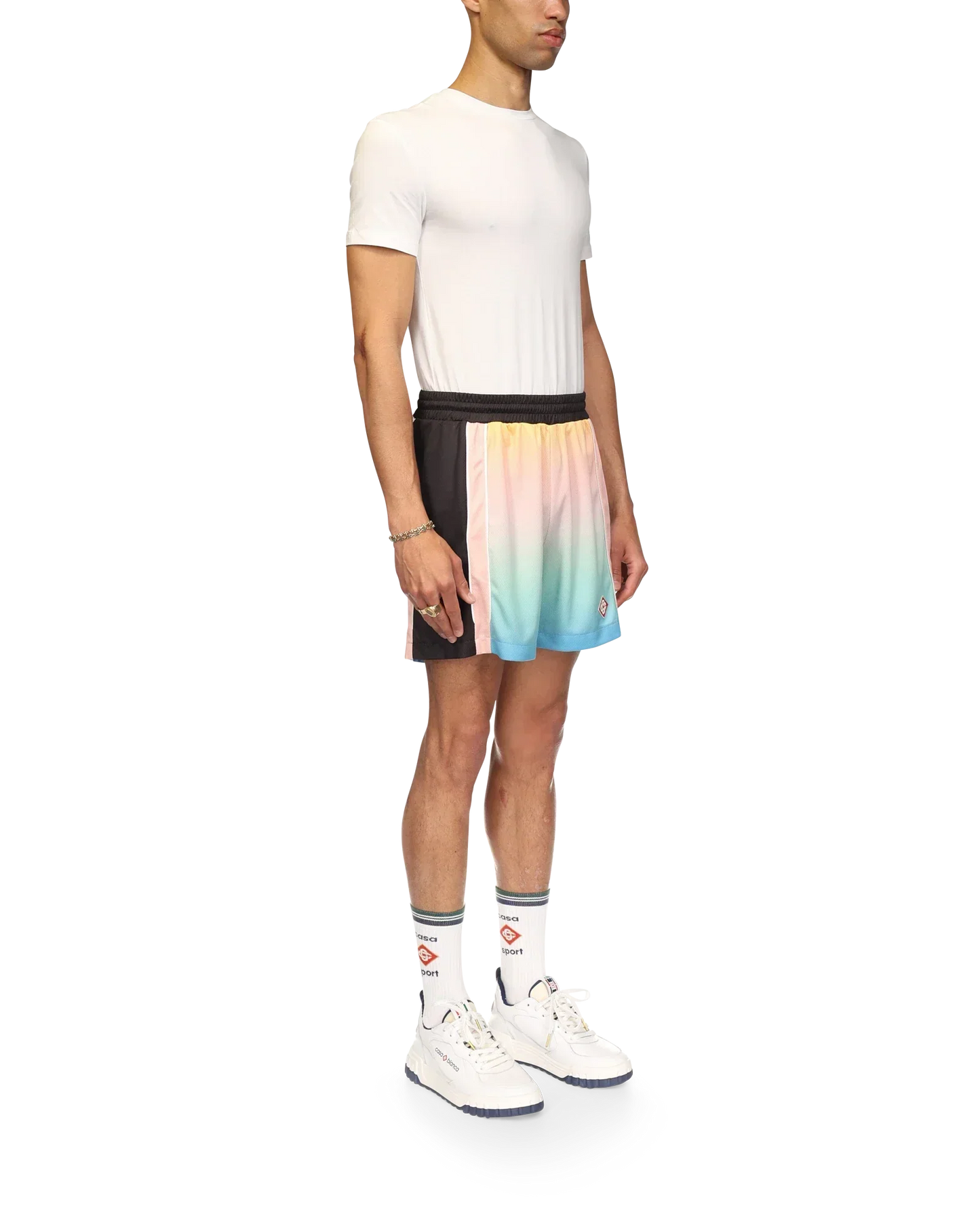 Pastel Gradient Football Shorts | Casablanca Paris | Image 5