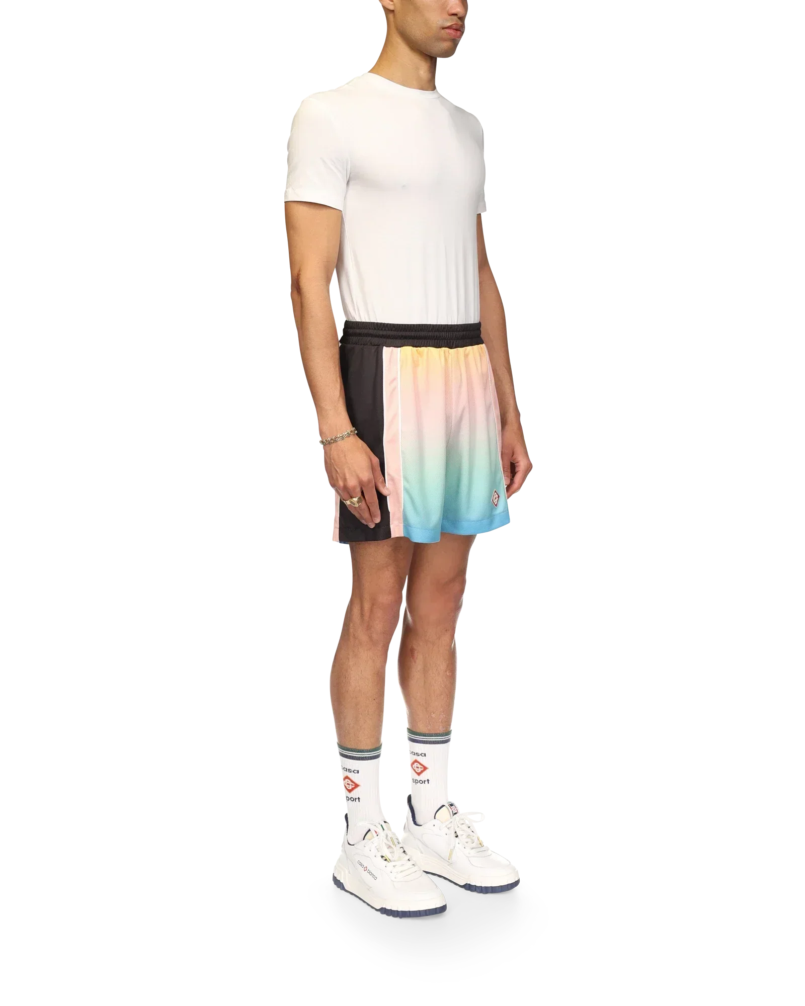 Pastel Gradient Football Shorts | Casablanca Paris | Image 5