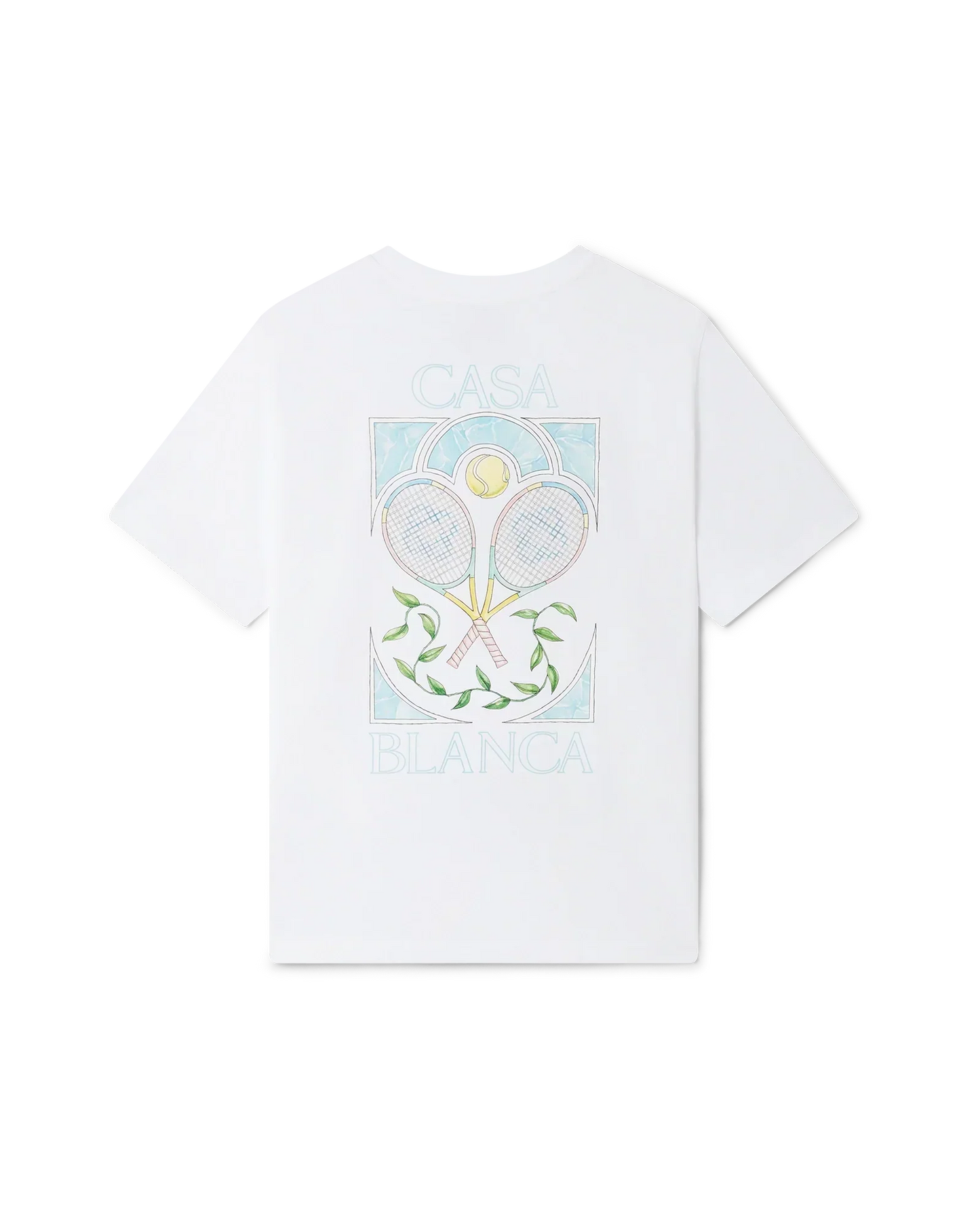 Tennis Pastelle Short Sleeve T-Shirt | Casablanca Paris | Image 1