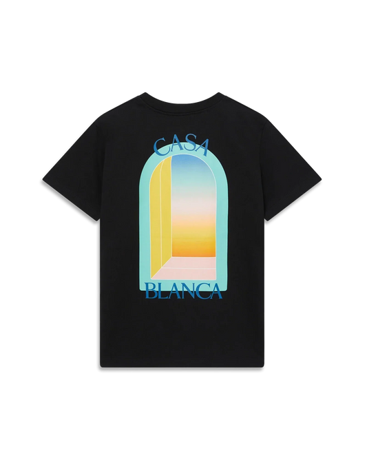L'Arc Coloré Short Sleeve T-Shirt | Casablanca Paris | Image 1