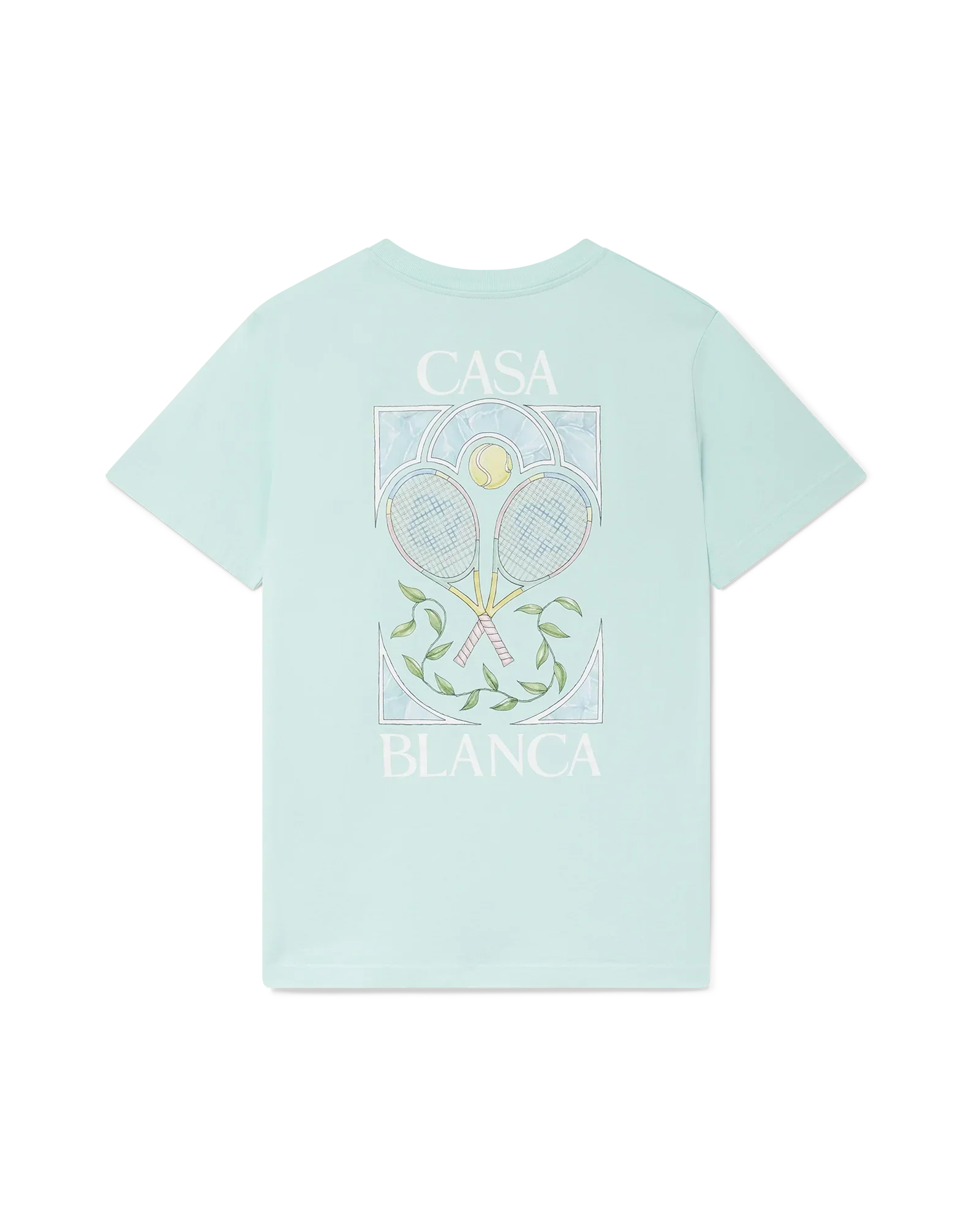 Tennis Pastelle Short Sleeve T-Shirt | Casablanca Paris | Image 1