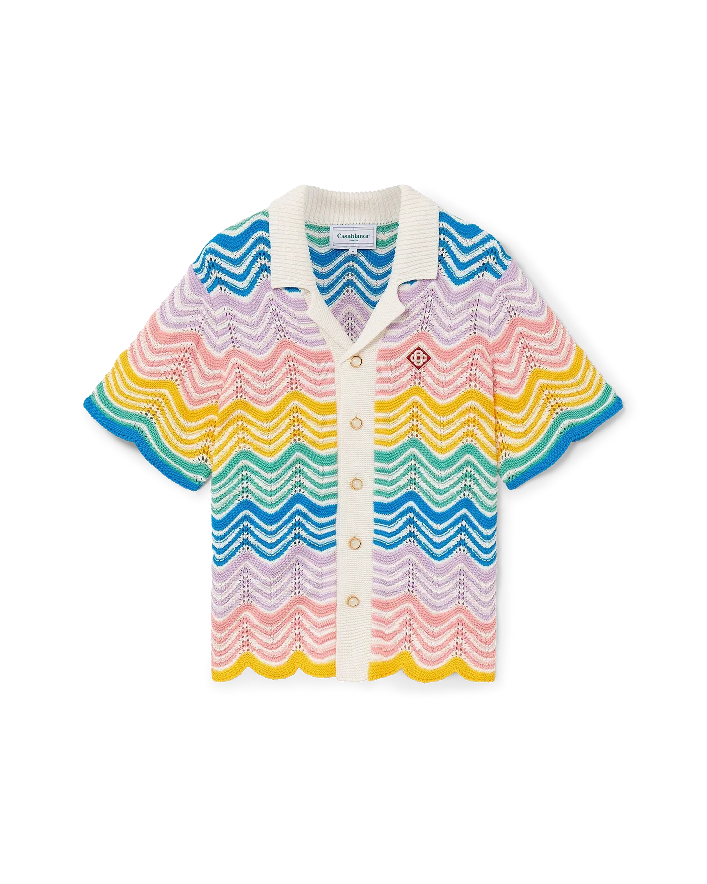 Gradient Wave Knit Shirt | Casablanca Paris | Image 1
