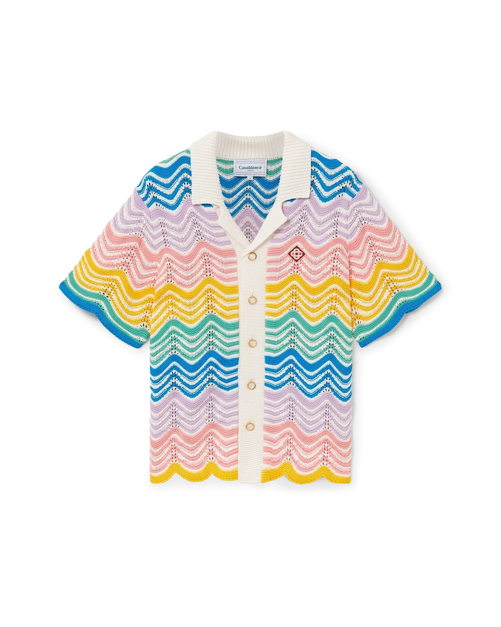 Gradient Wave Knit Shirt | Casablanca Paris | Image 1