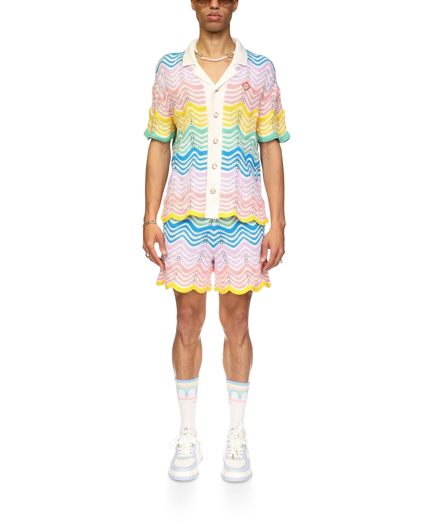 Gradient Wave Knit Shirt | Casablanca Paris | Image 2