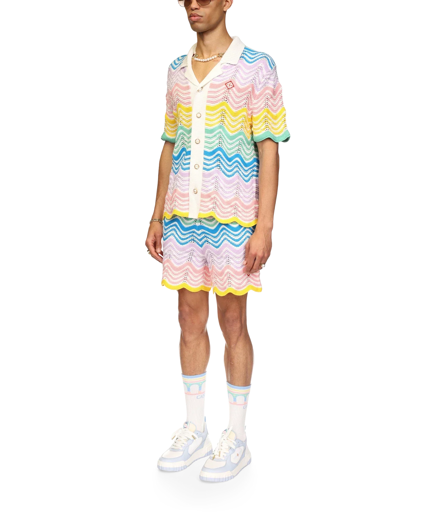 Gradient Wave Knit Shirt | Casablanca Paris | Image 3