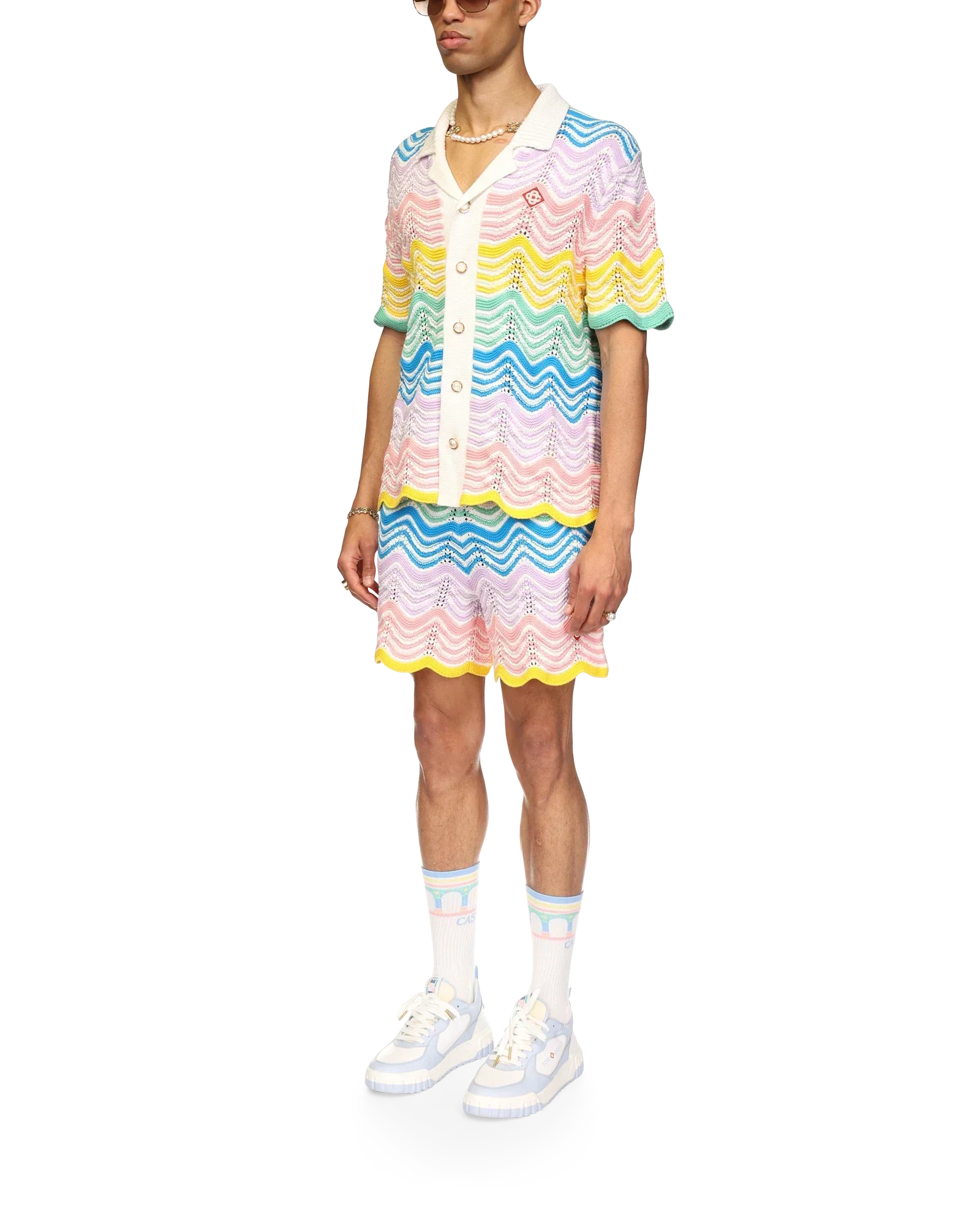 Gradient Wave Knit Shirt | Casablanca Paris | Image 3