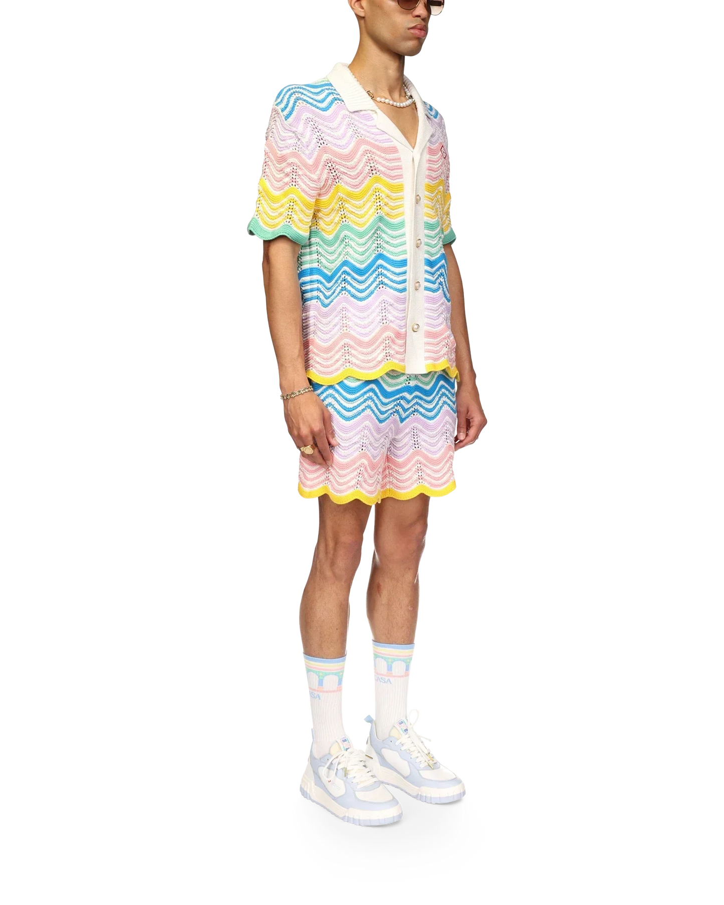 Gradient Wave Knit Shirt | Casablanca Paris | Image 5