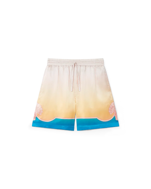 L'Arc Coloré Silk Shorts | Casablanca Paris | Image 1
