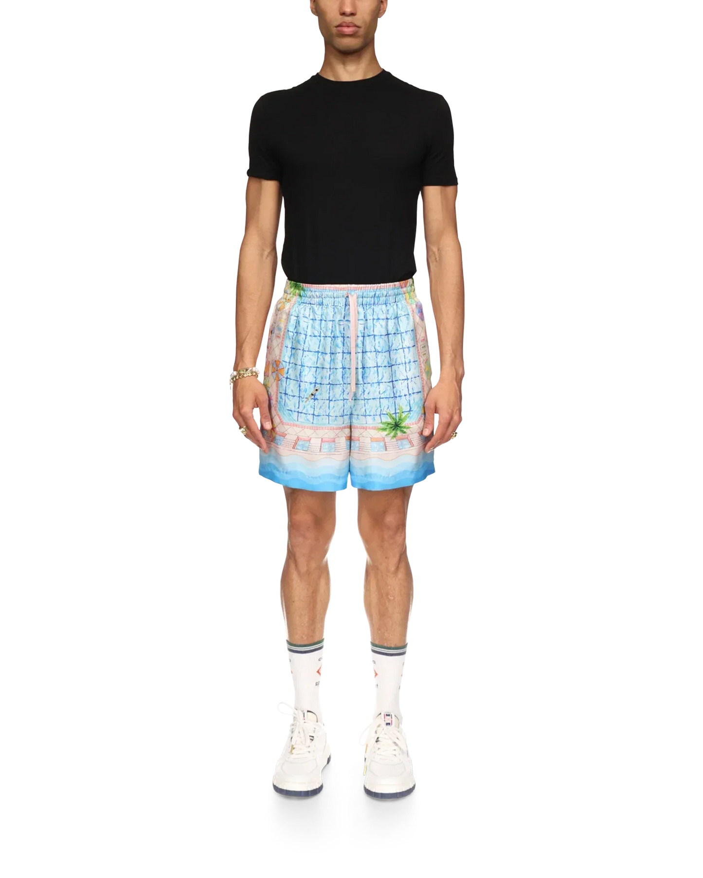 Le Plongeon Silk Shorts | Casablanca Paris | Image 2