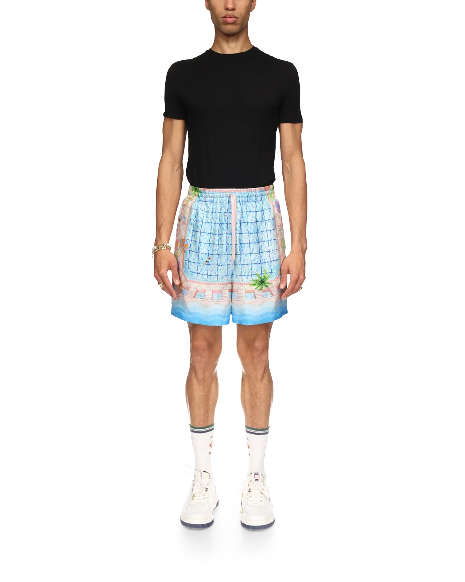 Le Plongeon Silk Shorts | Casablanca Paris | Image 2